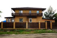 Кирпичный дом в Новосибирске